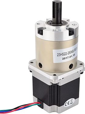 шаговый двигатель nema23 76mm 57HS7630A4 с планетарным редуктором 5.18