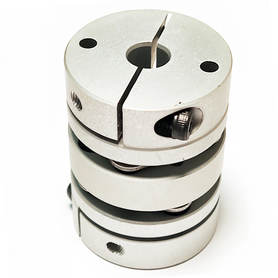 Двойная диафрагменная Мембранная муфта из алюминиевого сплава D26L35 8х10мм, эластичный соединитель