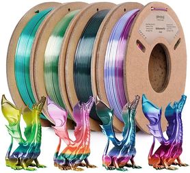 PLA SILK RAINBOW - 3D Пластик филамент глянцевая радуга