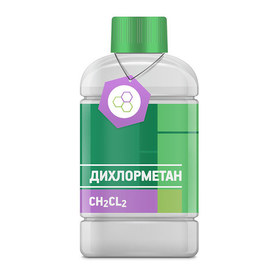 Дихлорметан - Растворитель PLA, ABS, HIPS, SBS, PETG 3d пластиков 0.5л.(665гр)