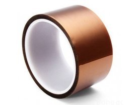 Термостойкий Каптоновый скотч лента. Kapton Tape ширина 10-100мм